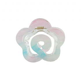 کلیپس زنانه مدل گل کوچک رنگی