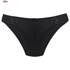 شورت زنانه لین مدل فشن بغل تور مشکی 4681-560