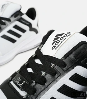 کفش کتانی مردانه و زنانه سفید مشکی ADIDAS CLOUD Foam