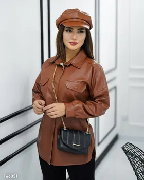 کت چرم مدل ستایش کد 1660