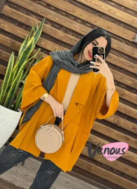 مانتو پانچ جیب پاگن