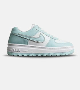 کفش مردانه و زنانه سفید آبی NIKE AIR FORCE مدل 8162