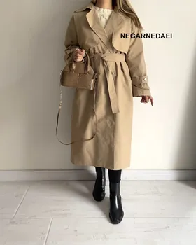 ترنچ کت wet قد بلند ( کرم تیره )