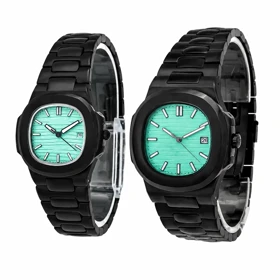 ساعت ست پتک فیلیپ ناتیلوس مدل Patek 7243-S مشکی صفحه تیفانی لوکس