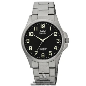 ساعت کیو اند کیو صفحه مشکی Q&Q S28A-002VY