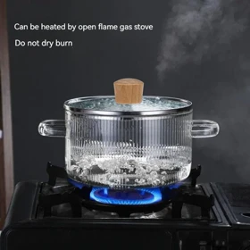 قابلمه پیرکس 1/7 لیتری شیار دار