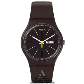 ساعت سواچ قهوه ای Swatch SUOC704
