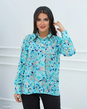 شومیز ساتن کراواتی درجه یک