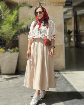 شومیز گلدوزی