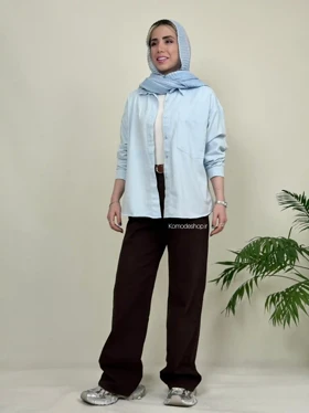 شومیز پریما (آبی آسمونی)