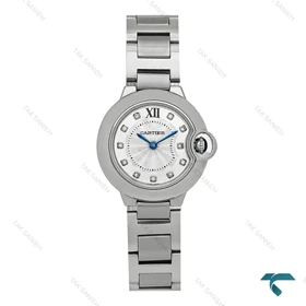 ساعت کارتیه بالن بلو زنانه نقره ای صفحه صدف اسمال Cartier-8155-L