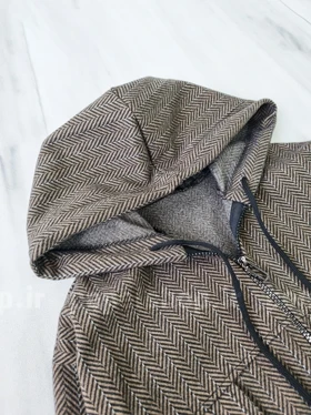 سویشرت جناقی طرح دوجیب