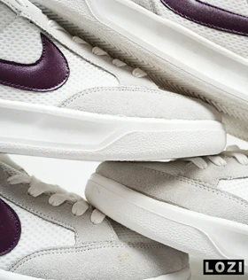 کفش کتانی مردانه سفید طوسی NIKE SB