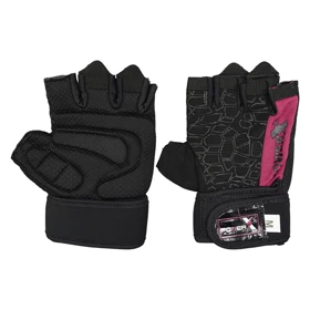 دستکش بدنسازی پاورایکس مدل 404K1376 صورتی