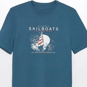 تیشرت آستین کوتاه مردانه ال سی وایکیکی مدل Sailing power