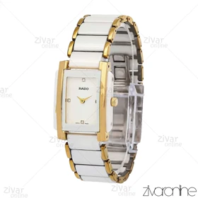 ساعت رادو زنانه طلایی سفید 106730