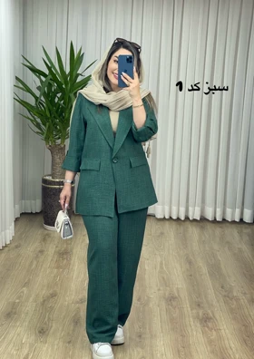 ست کت و شلوار شانتون کد 2085
