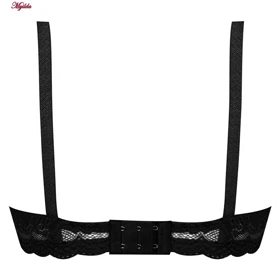 ست شورت و سوتین زنانه پانیذ مشکی کد 9014-3