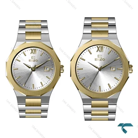 ست انزو دورنگ طلایی EC-608TES فول استیل صفحه سیلور Enzo-8087-S