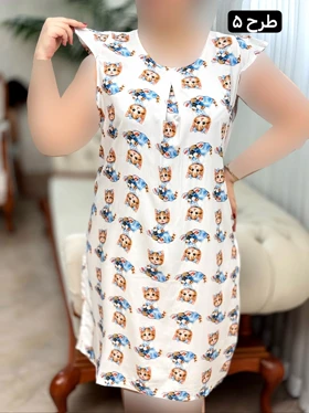پیراهن نخی ستاره 3206
