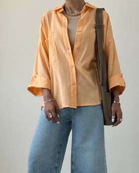 شومیز  آستین برش یارا   کد 500431