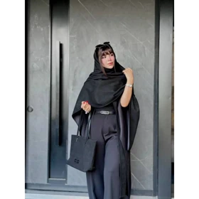 پانچو زنانه جنس سوئیت (مشکی)