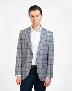 کت تک مردانه چهارخانه کد 400/83