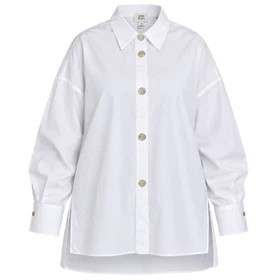 شومیز سفید با دکمه طلایی برند River Island مراکش سایز 38 تا 42 کد 3464