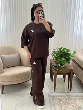 ست زنانه و دخترانه اسپرت بیرونی عیدانه کد 603