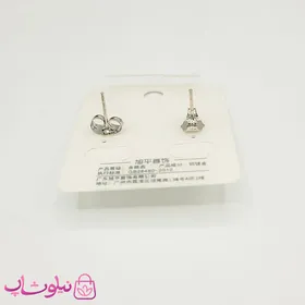 گوشواره میخی ژوپینگ طرح دانه برف