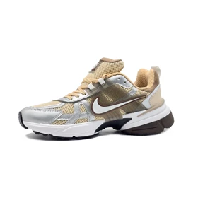 کفش و کتانی اسپرت مردانه مدل نایک کوشلون NIKE V2K رنگ نقره ای کرم کد 43428