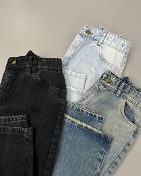 شلوار واید لگ جین کد 4927