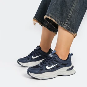 کفش و کتانی زنانه و دخترانه مدل نایک NIKE رنگ سرمه ای کد M755