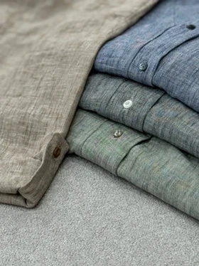 مانتو جلو بسته لینن لیانا کد 3262