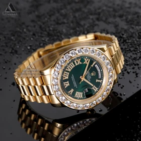 رولکس دی دیت دور نگین صفحه سبز Rolex Day Date DG1
