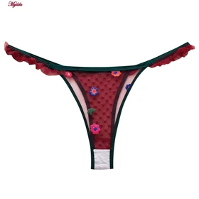 ست شورت و سوتین زنانه لیمون مدل فانتزی بابونه زرشکی کد 4699-10502