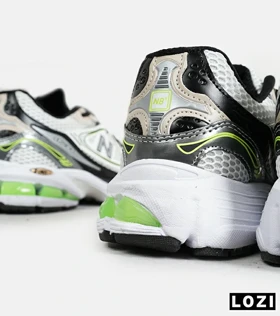 کفش کتانی مردانه و زنانه سفید سبز مشکی NEW BALANCE 1064