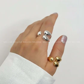 انگشتر زنانه ترند طرح حبابی