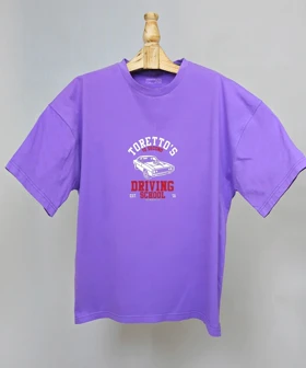 تیشرت لش مردانه و زنانه مدل ماشین سریع و خشن