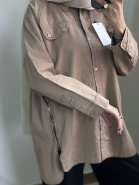 کت کتان بلند 45777