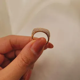 انگشتر زنانه ژوپینگ فول نگین گنبدی