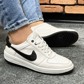 کفش کتانی اسپرت مردانه رنگ سفید مدل نایک NIKE AIR FORCE