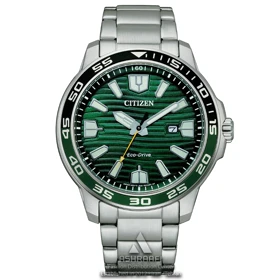 ساعت سیتیزن صفحه سبز Citizen Eco-Drive AW1526-89X
