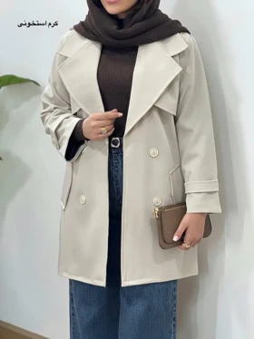 ترنچ کت آستردار آیسو ارکیده 1