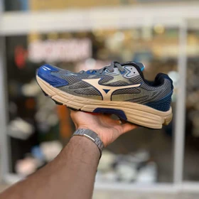 کتانی میزونو طوسی سرمه ای بزرگپا کد 6788