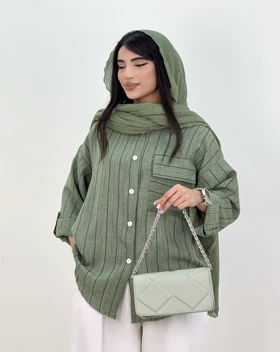 شومیز راه راه الهام(13)کد:5240