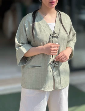 شومیز جلوگرهی کد 845