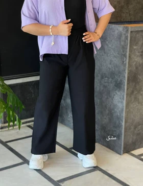 شلوار نیم بگ نینا کد : 13228