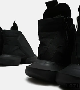 کفش کتانی مردانه مشکی Rick Owens Horse Feet