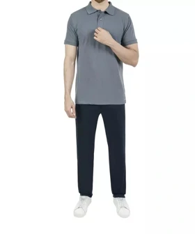 ست تیشرت و شلوار راحتی مردانه پاتر Potter کد 844 (طوسی)